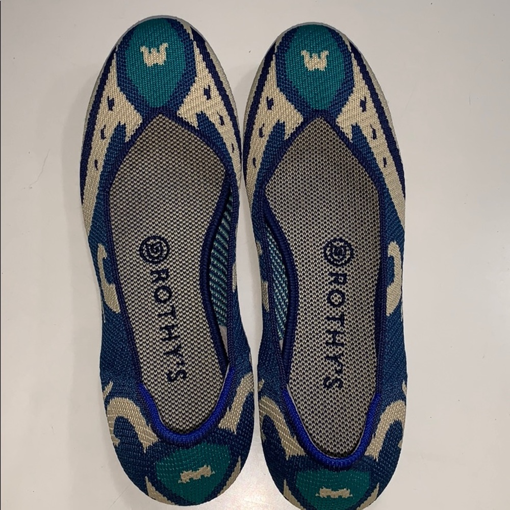 RARE [Rothy’s] Moroccan Blue “The Flat”